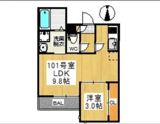 GRANDTIC NAGOYA【1階】の間取り