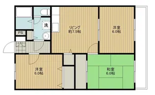 メゾン21 B【3階】の間取り