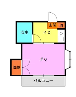 東京都町田市原町田1【アパート】の間取り