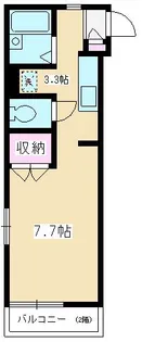 メゾンポロニア【1階】の間取り
