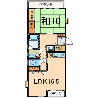 メゾン・ド・パーク【3階】の間取り