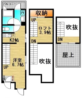 CK sky【2階】の間取り
