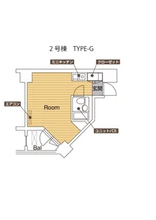 カレッジタウン【9階】の間取り