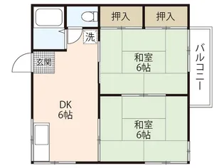 フォーブル佐川【2階】の間取り