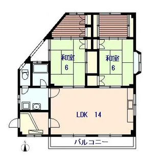 大野ビル【2階】の間取り