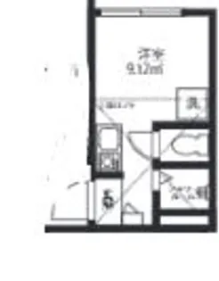 Musa北千住【3階】の間取り