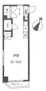 ツルマキハウススター【3階】の間取り