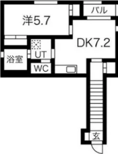 ブリーゼ中目黒【2階】の間取り