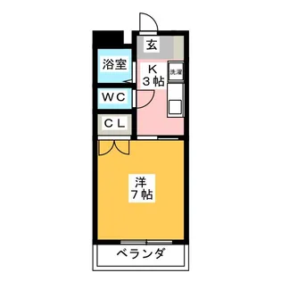 ラフォルテ花舎【2階】の間取り