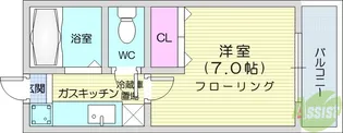センチュリー旭ヶ丘3【2階】の間取り