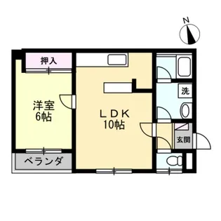 コーポマロン【2階】の間取り