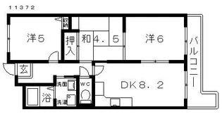ハイツサングリーン【2階】の間取り