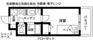 福岡県福岡市西区九大新町【マンション】の間取り