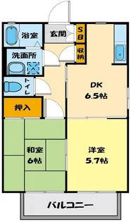 ギブイン・カースル【1階】の間取り