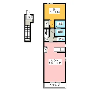 ELUCE【1階】の間取り