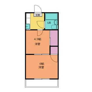 Navyハイツ【2階】の間取り