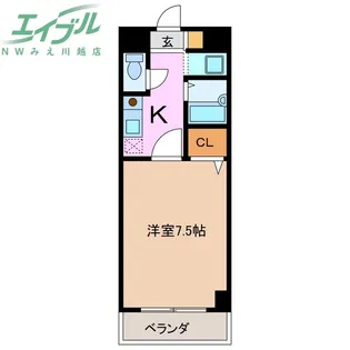 SHINONOMEハイツ【3階】の間取り