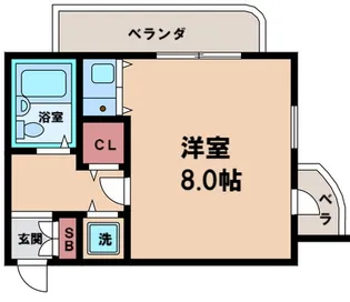 レバンガ長居公園AP【6階】の間取り