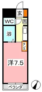フォーバス I【5階】の間取り