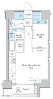 東京都板橋区清水町【マンション】の間取り