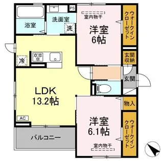 ソルティバレー【3階】の間取り