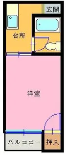 ハイツ南阿蘇A【1階】の間取り