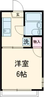 シテムサシノ【1階】の間取り