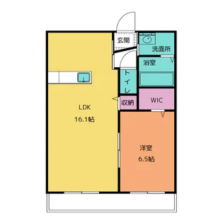 メゾン光【1階】の間取り