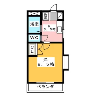 グリーンドエル【4階】の間取り