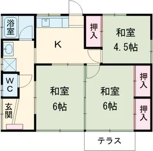 宮城県柴田郡柴田町大字船岡字新生町【一戸建】の間取り