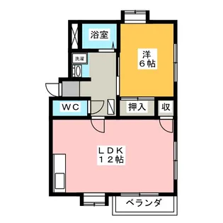 シャトレFII【1階】の間取り