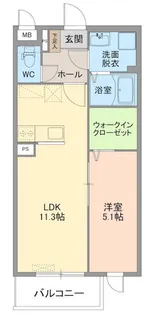 レジデンスノーブル【1階】の間取り