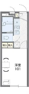 静岡県浜松市中央区上浅田1【アパート】の間取り
