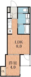 大阪府大阪市東住吉区鷹合2【アパート】の間取り