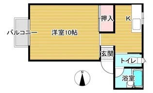 サニーガーデン【1階】の間取り