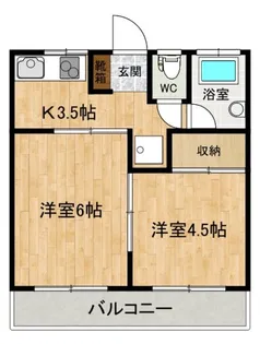 KSSマンション【2階】の間取り