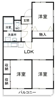 グロワール【2階】の間取り