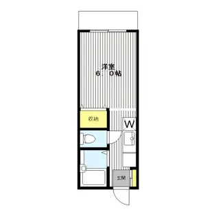 カーサ市川【1階】の間取り