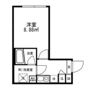 東京都練馬区練馬4【マンション】の間取り
