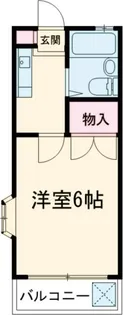 コーポラベンダー【2階】の間取り