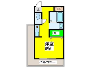 サザンコート和泉【2階】の間取り