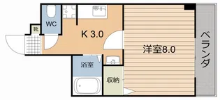 プレステージ荒田【3階】の間取り