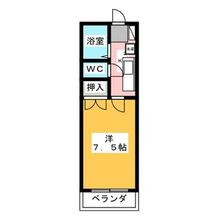 リビエール文教【3階】の間取り
