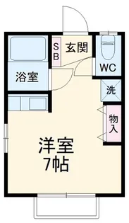 アットハイム【1階】の間取り