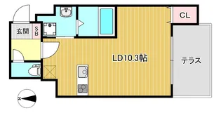 1Kの間取り画像