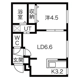 北海道札幌市北区北十六条西4【マンション】の間取り