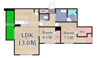 大阪府大阪市城東区鴫野東3【マンション】の間取り