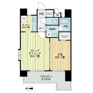 LaLa place resort沖縄県庁前【9階】の間取り