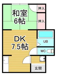 小野文化住宅【2階】の間取り