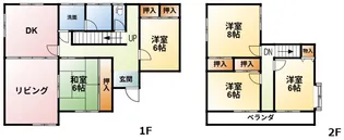 千葉県茂原市南吉田【一戸建】の間取り